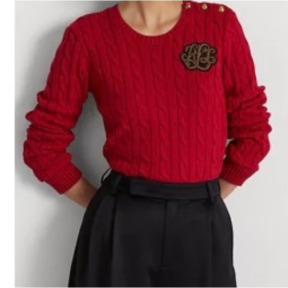 Lauren Ralph Lauren Sweaters - Gorgeous Ralph Lauren Red Sweater, Brand New, Never Used